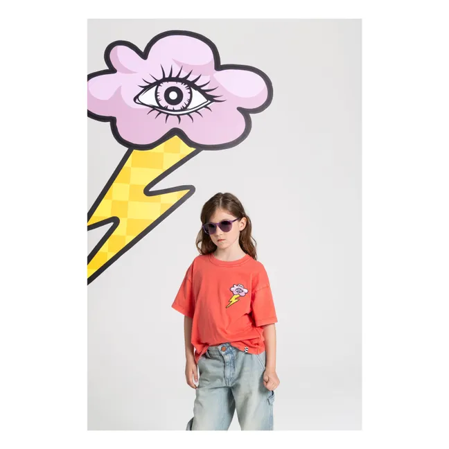 T-shirt Queen Coton Bio | Rouge cerise