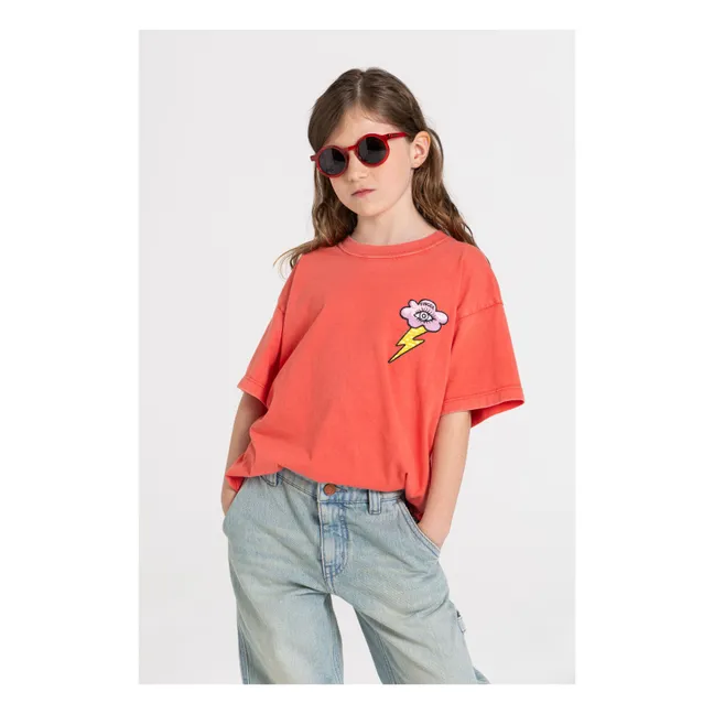 T-shirt Queen Coton Bio | Rouge cerise