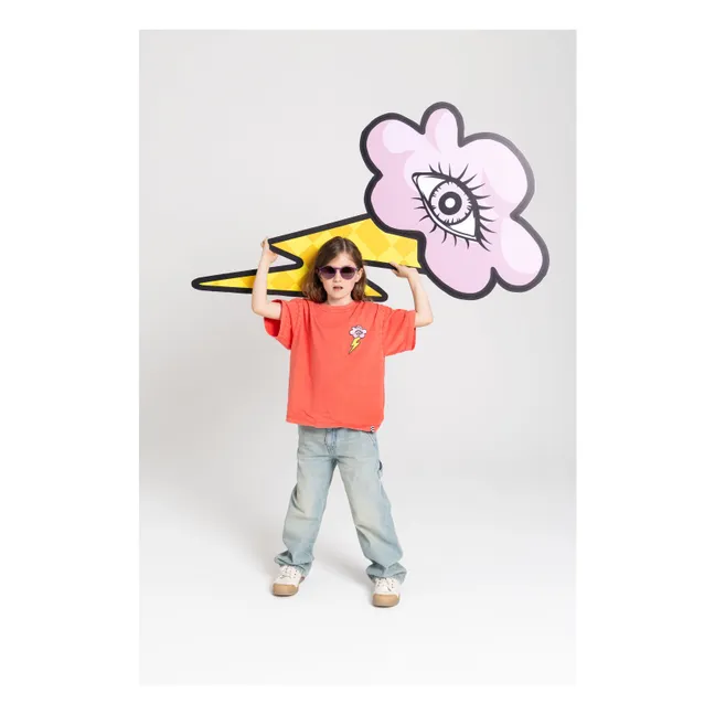 T-shirt Queen Coton Bio | Rouge cerise