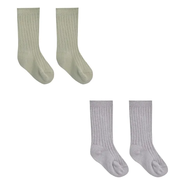 Lot 2 Socken | Salbei