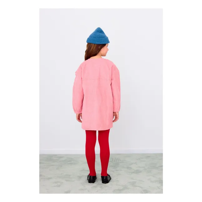 Robe Velours Côtelé | Rose