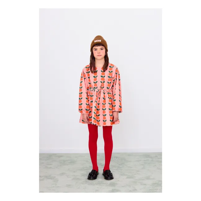 Blouse Pommes Velours Côtelé | Rose