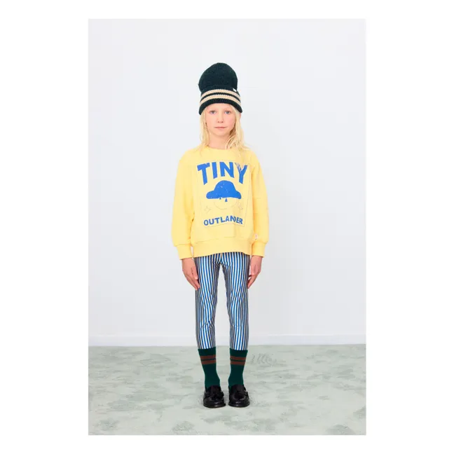 Legging Brillant Rayé | Bleu