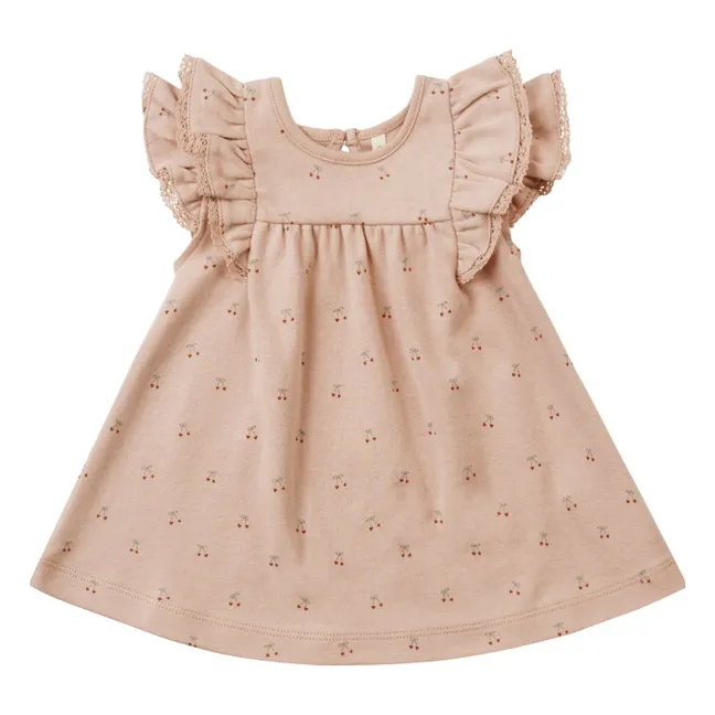 Robe Cerises | Rose poudré