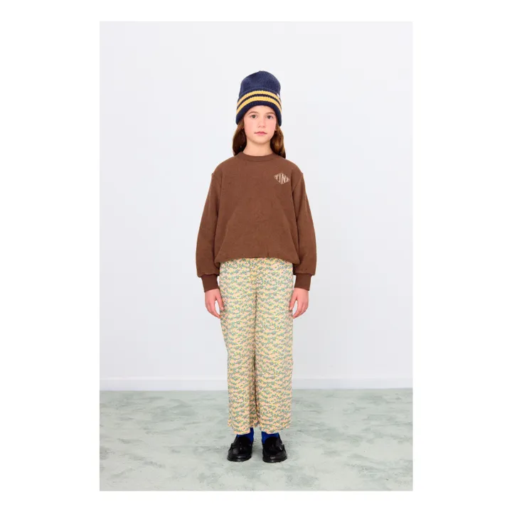 Pantalon Côtelé Pommes Coton Bio | Jaune- Image produit n°1