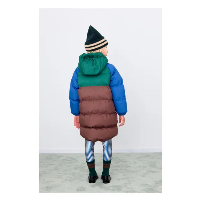 Parka Colorblock | Marron