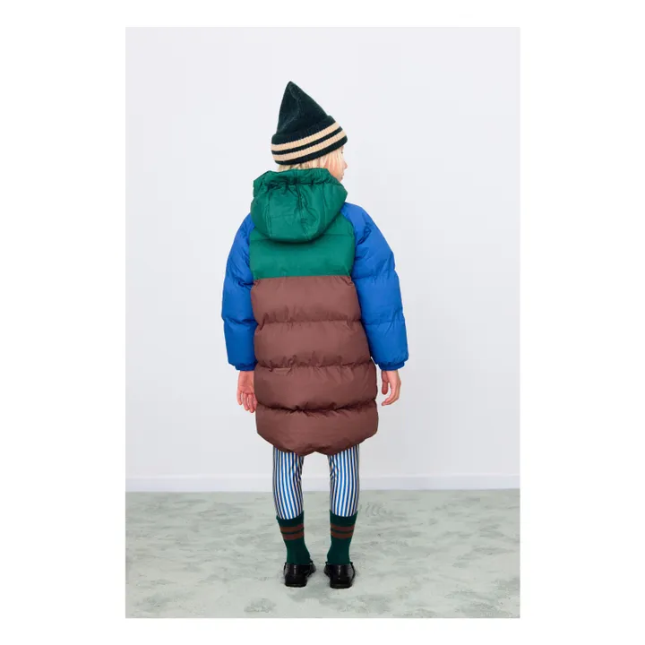 Parka Colorblock | Marron- Image produit n°2