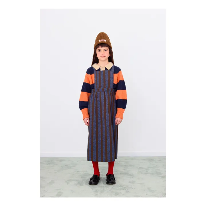 Sweat Polo Rayé | Bleu marine- Image produit n°2