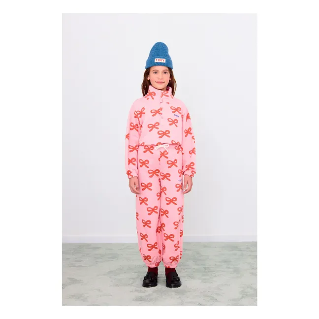 Jogger Nœuds Coton Bio | Rose