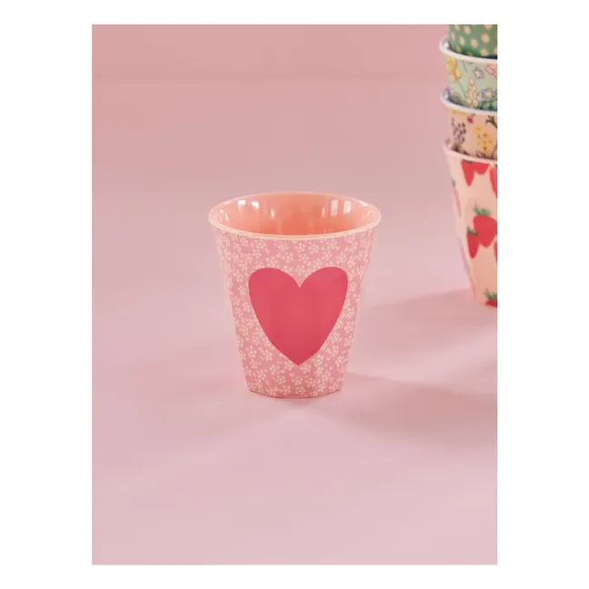 Herz Becher | Rosa