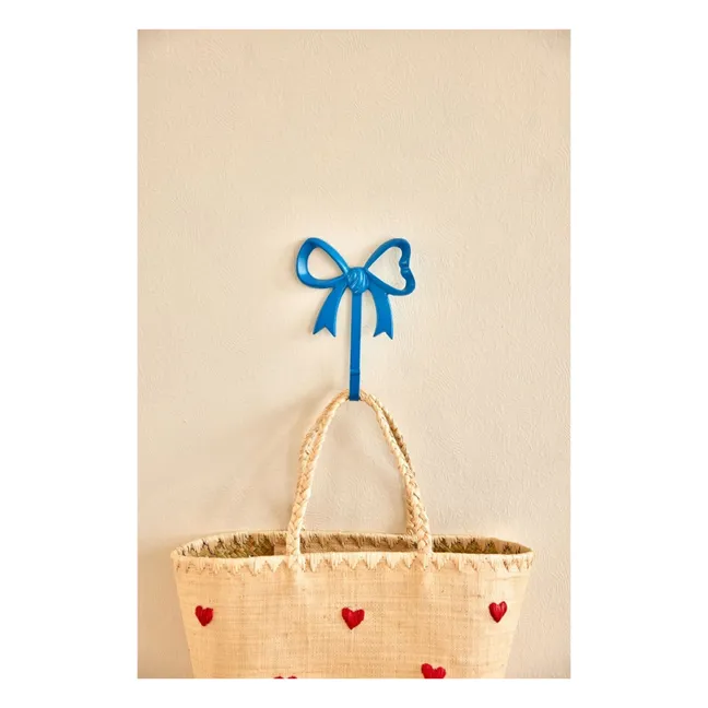 Patère en métal Nœud - Set de 2 | Bleu