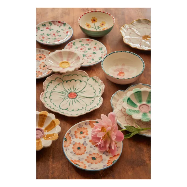 Bols en céramique Fleurs - Set de 3