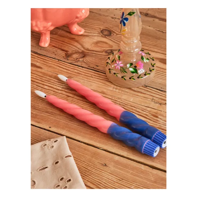 Bougies LED - Set de 2 | Corail