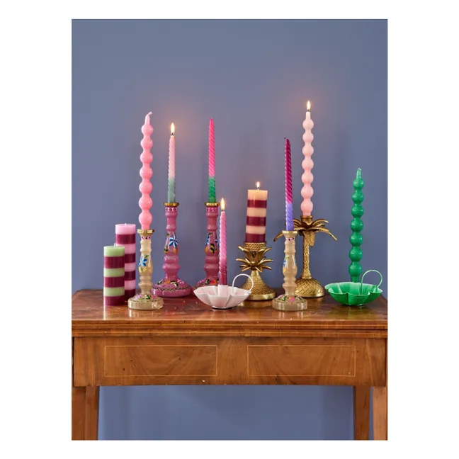 Candele - Set di 2 | Fuscia