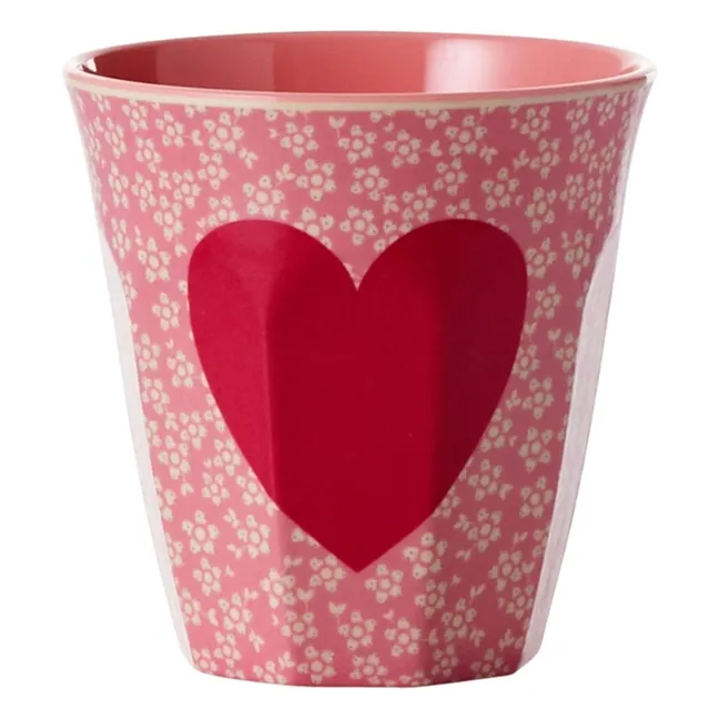 Herz Becher | Rosa