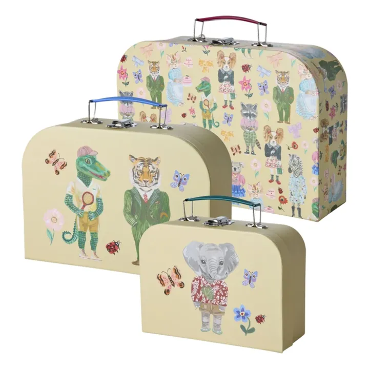 Valises de rangement - Rice x Nathalie Lété | Crème- Image produit n°0