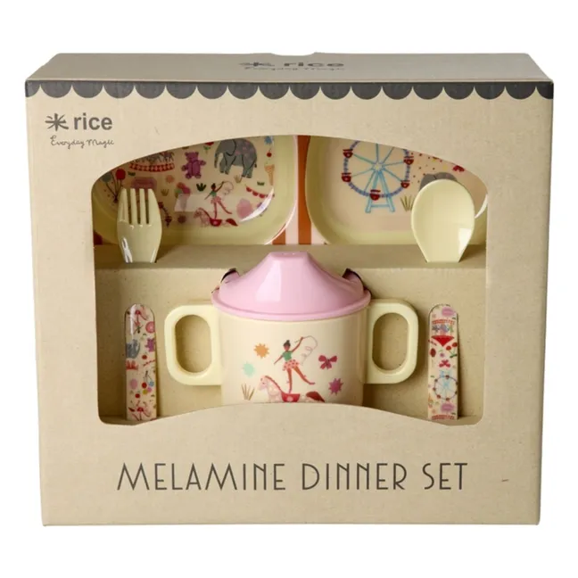 Fiambrera de melamina Fun Fair | Rosa