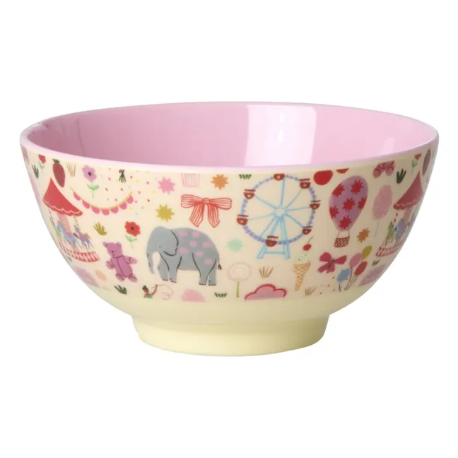 Bol de melamina Fun Fair | Rosa