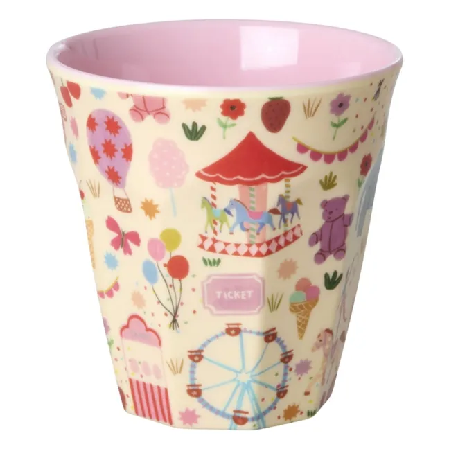 Vaso del parque de atracciones | Rosa