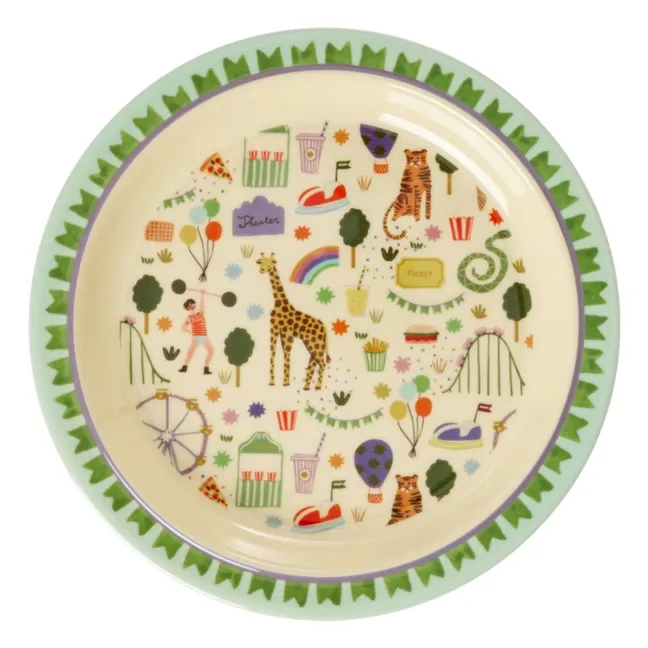 Plato de melamina Fun Fair | Azul