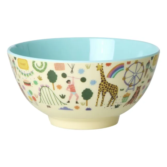 Fun Fair melamine bowl | Blue