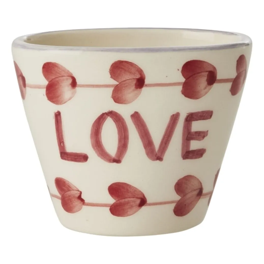Rice Women's Ecru Love Ceramic Espresso Cup
