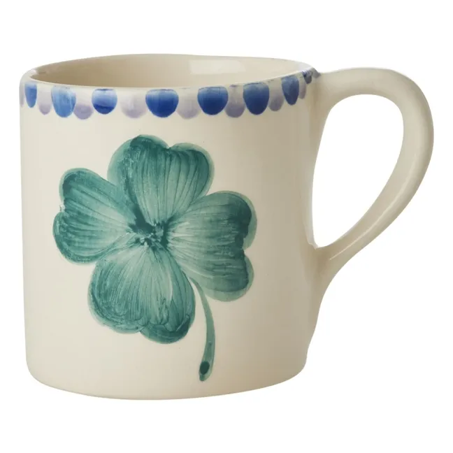 Mug en céramique Trèfle | Crème