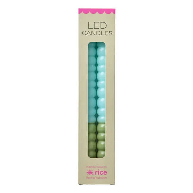Candele a LED - Set di 2 | Rosa Pallido