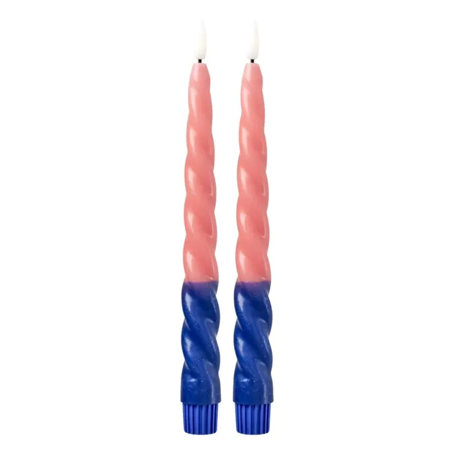 Candele a LED - Set di 2 | Arancione