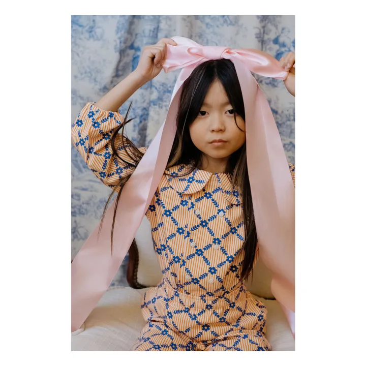 Chemise en Jean Rayée | Crème- Image produit n°3