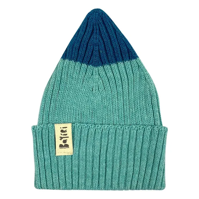 Sierra Nevada organic cotton hat | Turquoise