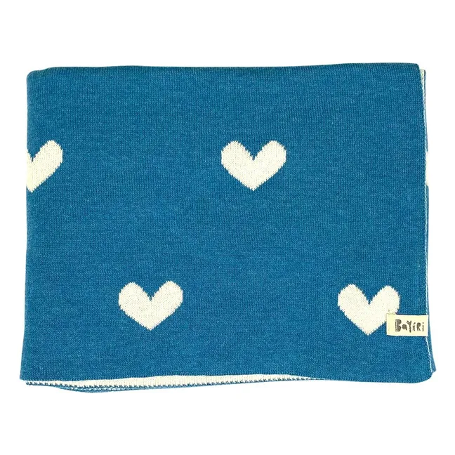 Lovely Organic Cotton Blanket | Blue