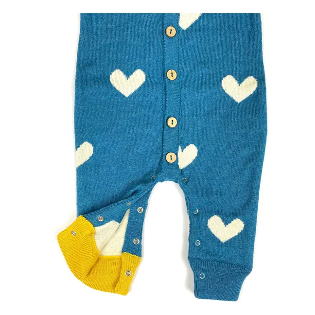 Lovely organic cotton jumpsuit | Blue