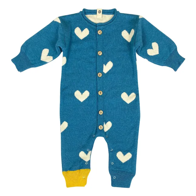 Lovely organic cotton jumpsuit | Blue