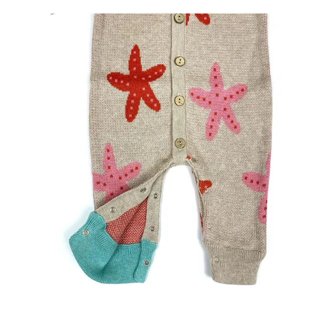 Starfish Dance jumpsuit Organic cotton | Beige