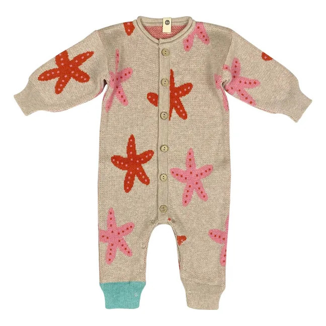 Starfish Dance jumpsuit Organic cotton | Beige