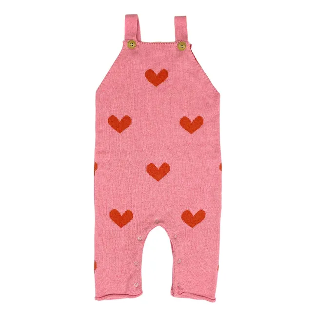 Lovely organic cotton overalls | Pink