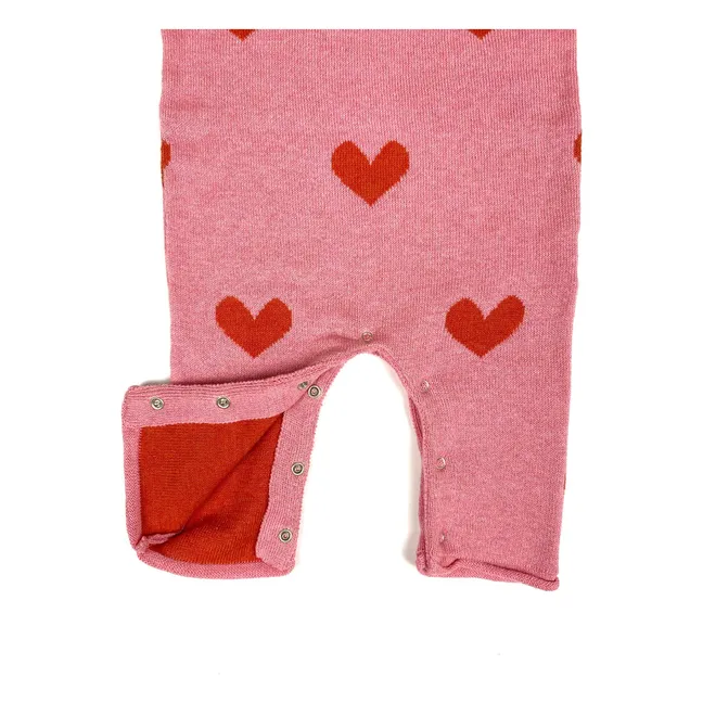 Lovely organic cotton overalls | Pink