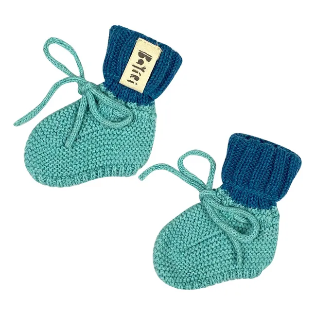 Chaussons Starfish Coton Bio | Turquoise