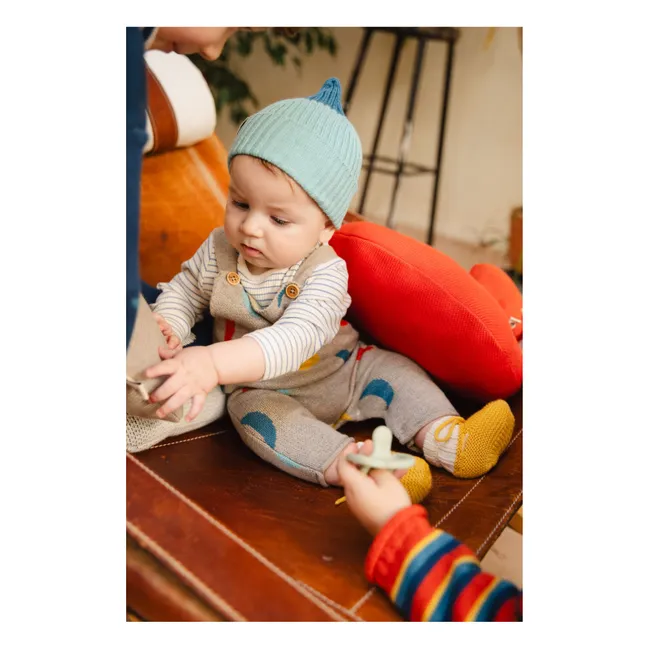 Sierra Nevada organic cotton hat | Turquoise