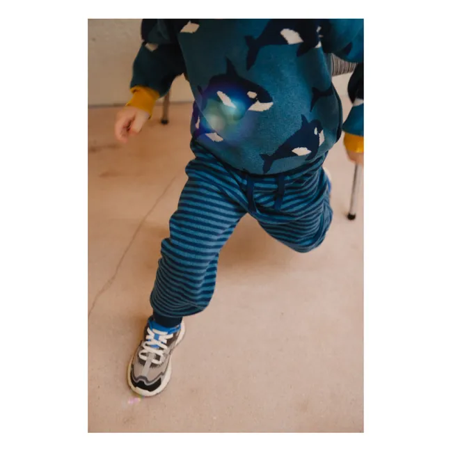 Jogger Whale Watcher Coton Bio | Bleu marine