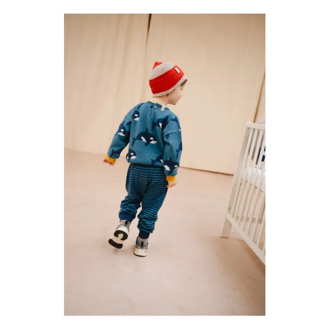 Jogger Whale Watcher Coton Bio | Bleu marine
