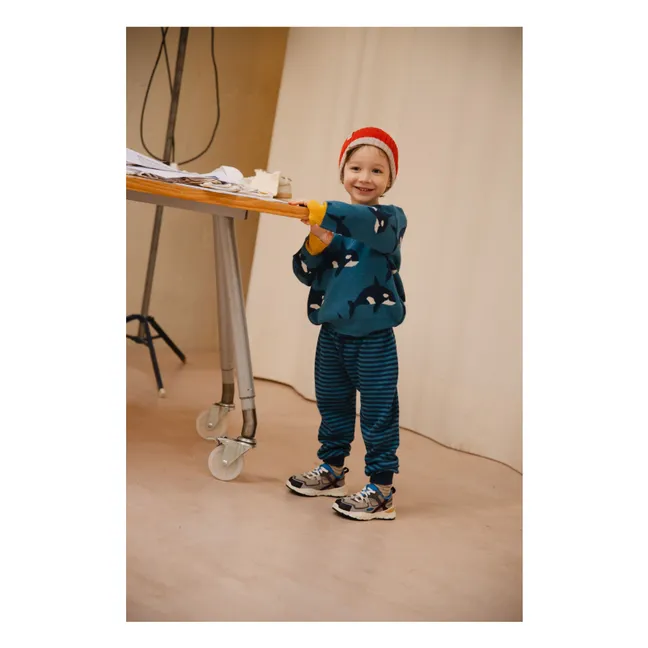 Jogger Whale Watcher Coton Bio | Bleu marine