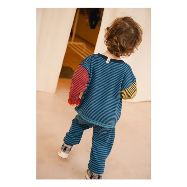 Cardigan Snail Coton Bio | Bleu
