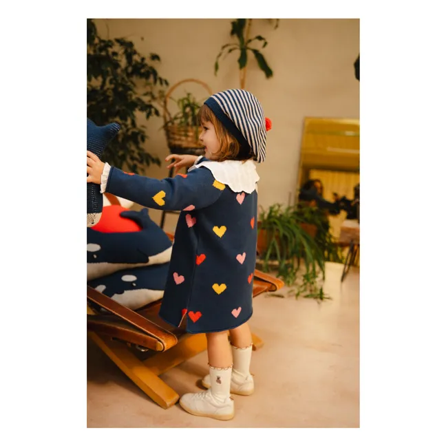 Béret Snail Coton Bio | Bleu marine