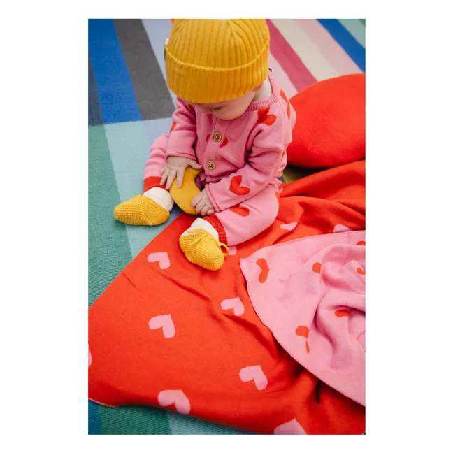 Lovely Organic Cotton Blanket | Pink