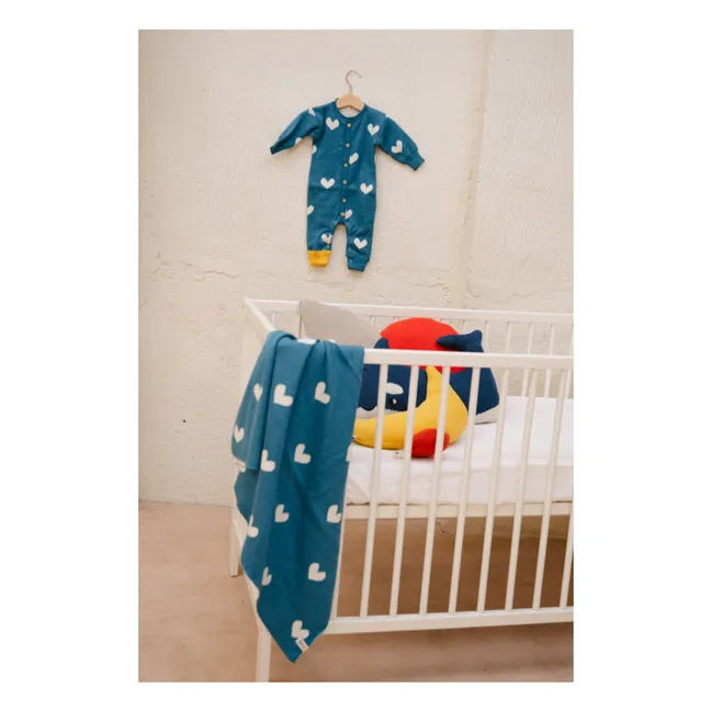 Lovely organic cotton jumpsuit | Blue