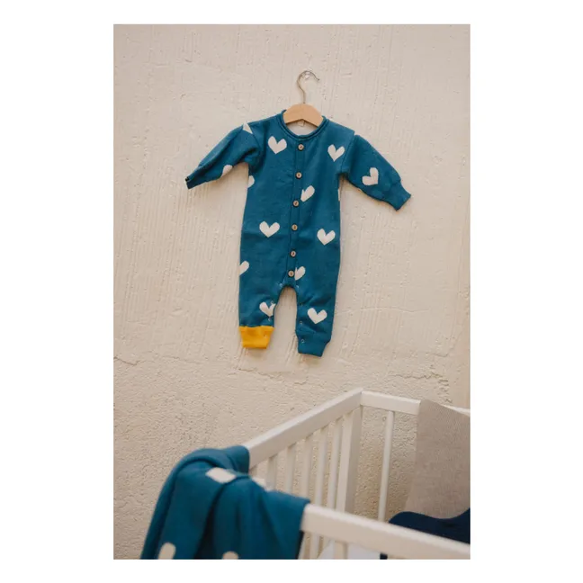 Lovely organic cotton jumpsuit | Blue