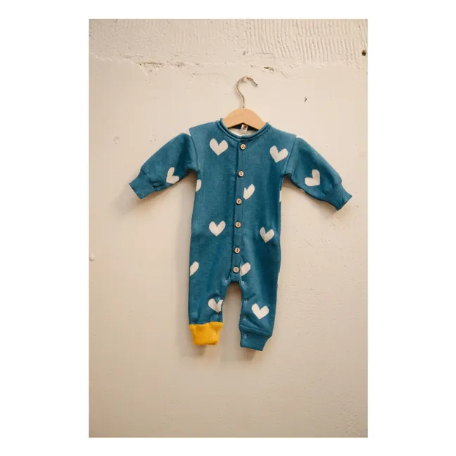 Lovely organic cotton jumpsuit | Blue