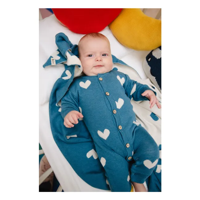Lovely organic cotton jumpsuit | Blue